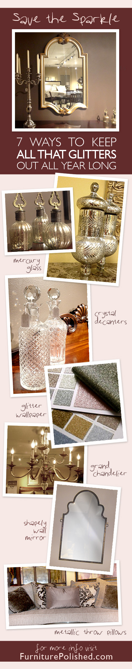 7 ways to keep "all that glitters" out all year round