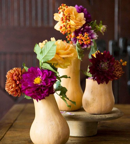 gourd-vase-centerpieces-fall-flowers-BHG-style-carrot-e1350606629505