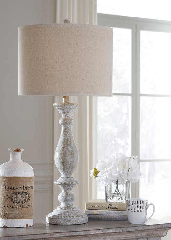 White Modern Table Lamp