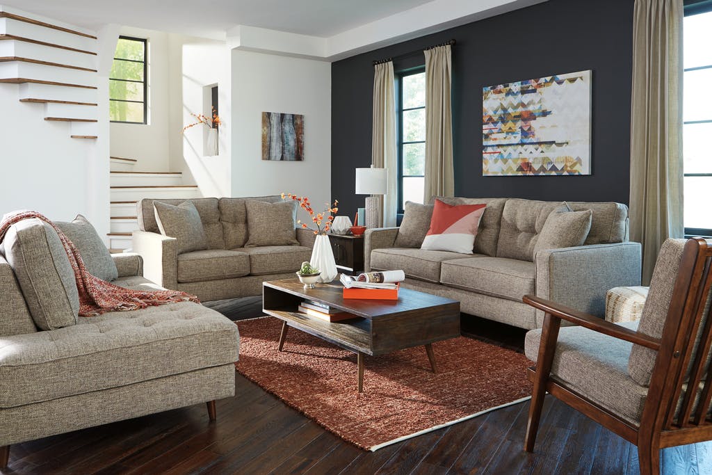 Modern Contemporary Living Room Arrangement